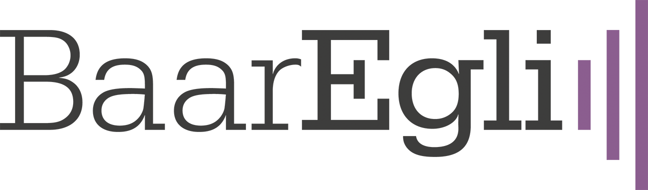Logo baar + egli gmbh